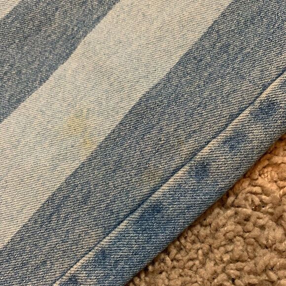 Vintage Paris Sports Slim Straight Jeans 23” Stripe High Rise Tapered - Picture 6 of 10
